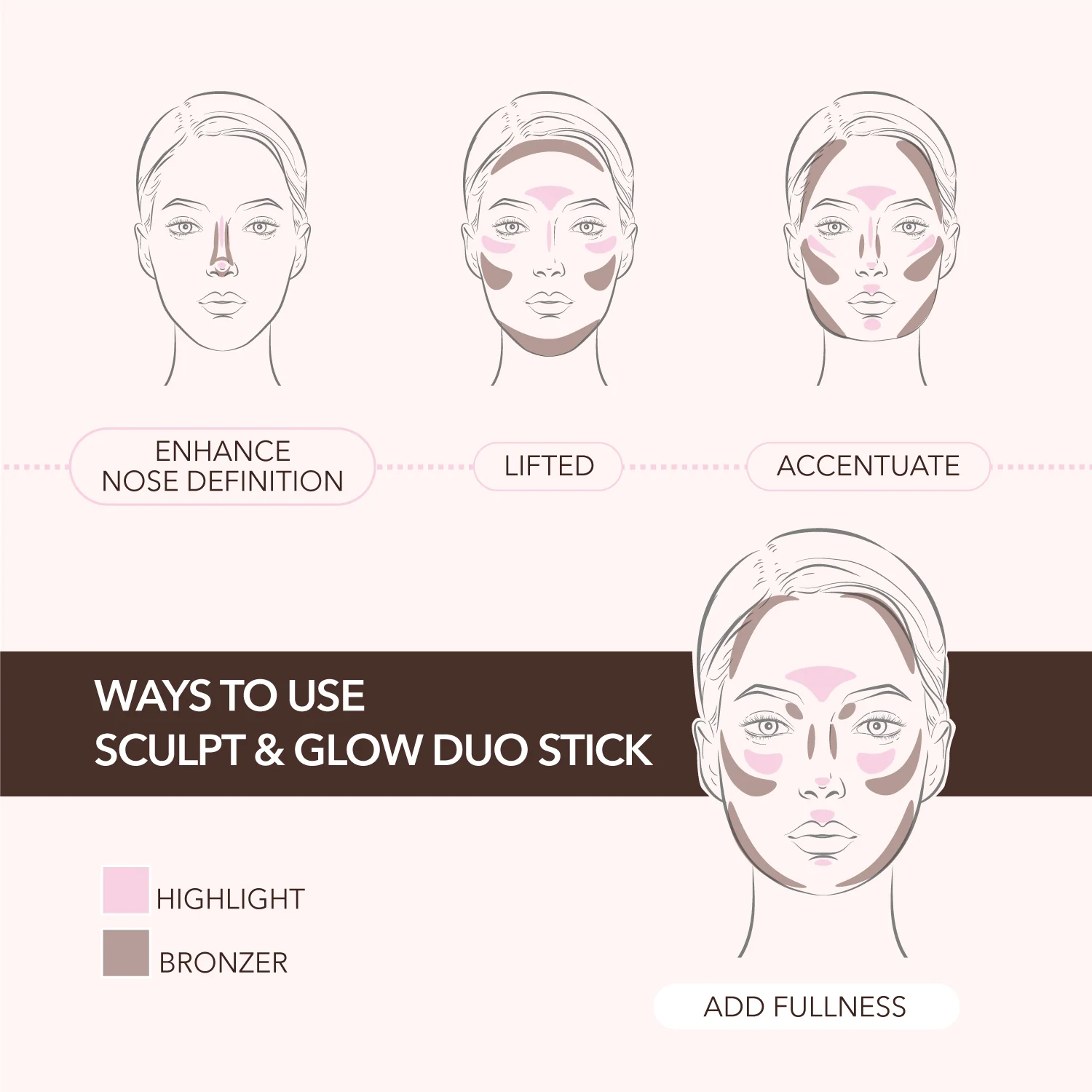 Sculpt & Glow Duo Stick (300, Cool for Summer) - Image 3